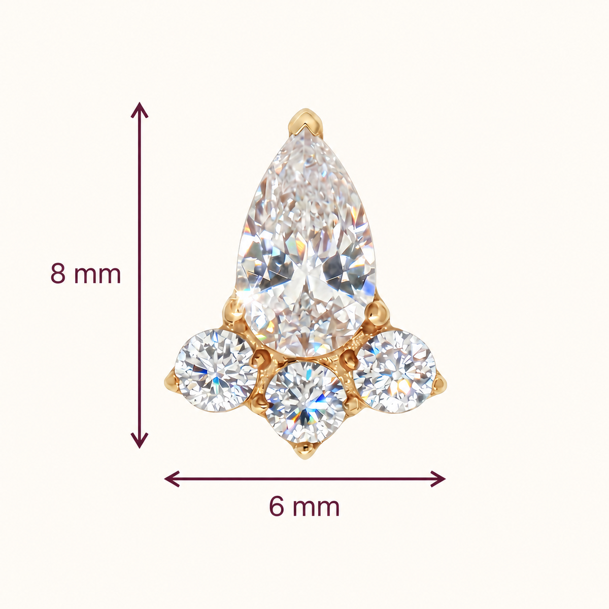 Ophelia crystal gold – AFMETING