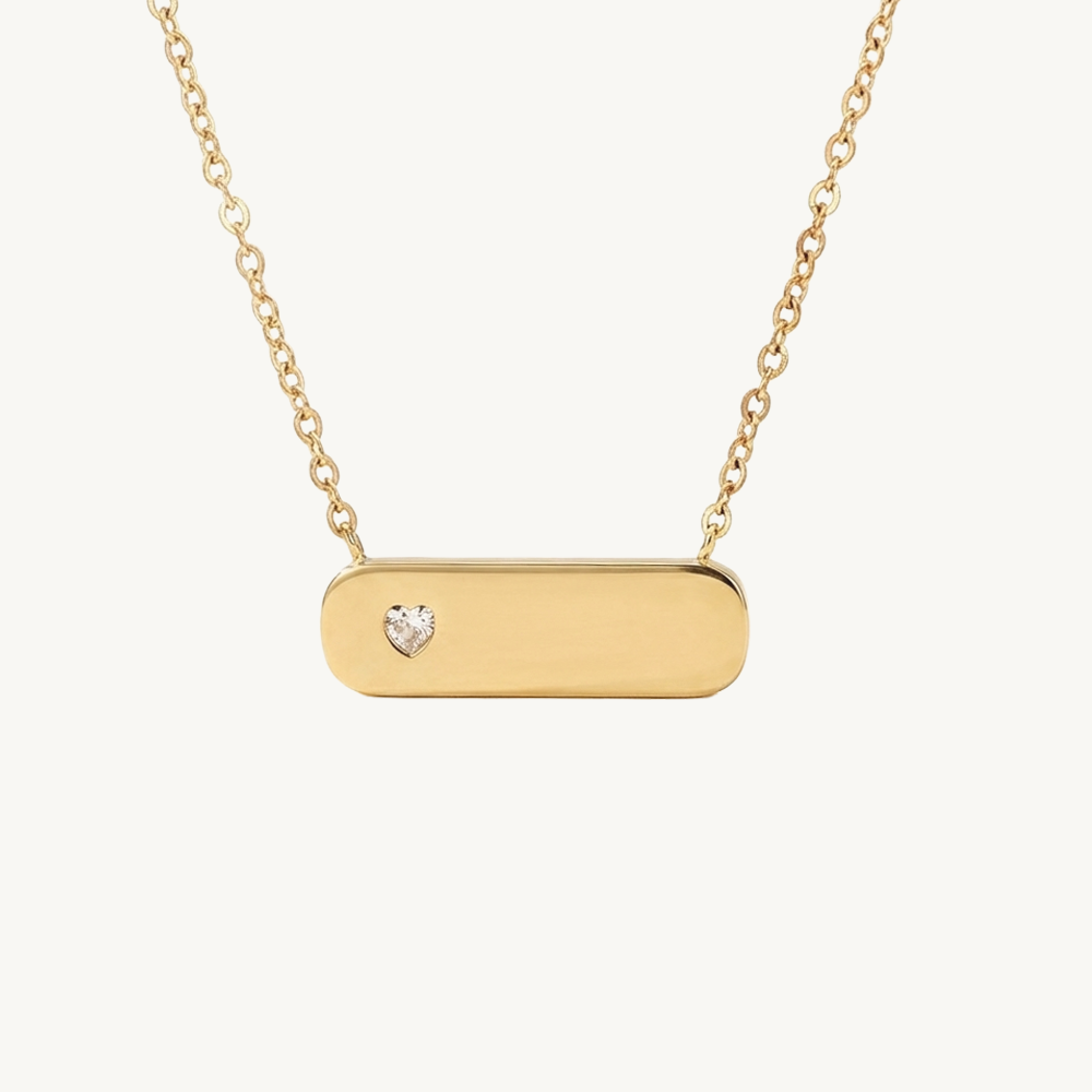 Myla Bar Necklace - Goldplated